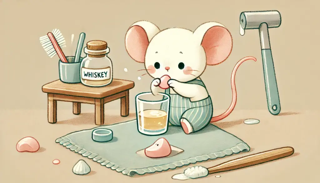 ウイスキーでガム